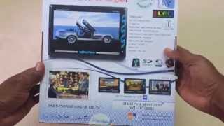 Worldtech 9 Inch LED TV  USB Memory CardCameraAV Input [upl. by Nial]