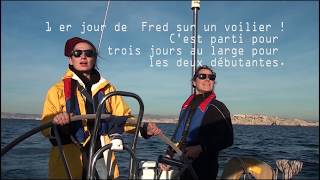 Première étape du tour de lAtlantique en voilier MarseilleBaléares [upl. by Dirtsa]