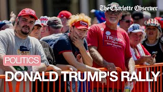 Scenes From Donald Trumps Rally In Asheville NC [upl. by Jedediah]