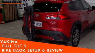 Yakima Full Tilt 5  Bike Rack Setup amp Review [upl. by Gusta981]