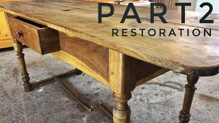 DIY Bog Oak Table restoration Part2 [upl. by Ultun870]