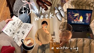 winter week in my life 🤍 waking up at 6 am christmas shopping finals week [upl. by Silera]