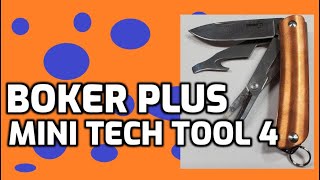 Boker Plus Mini Tech Tool 4 Swiss Army Knifelike Multitool Unboxing and Review [upl. by Cleodel]