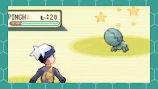 Shiny Trapinch in Pokémon Sapphire after 3265 REs and 1 phase [upl. by Enaej]