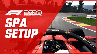 F1 2020 Belgium Car Setup  Good RaceCareer Mode Setup [upl. by Nij]