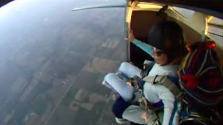 Three exits from The Skydive Kansas Shark Cessna 206 [upl. by Bordie287]