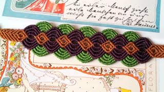 A Colorful Macrame Bracelet [upl. by Alby662]