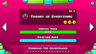 Geometry Dash  Level 12 Theory Of Everything All Coins [upl. by Maccarone]