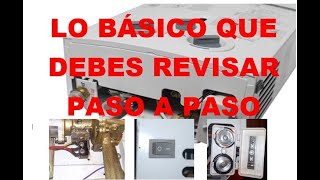 Fallas básicas en un calentador de agua a gas recomendaciones de uso [upl. by Saum]