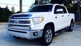 20152016 Toyota Tundra CrewMax 4x2 1794 Edition 57L V8 Full Review Start Up Exhaust [upl. by Pengelly]