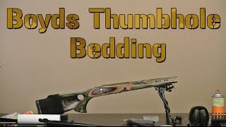 How to Bed a Rifle Bedding a Boyds Featherweight Thumbhole [upl. by Venu829]