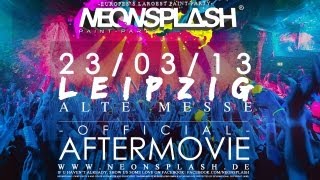 NEONSPLASH  PaintParty® COLOR IS CREATION TOUR 230313 LEIPZIG  Alte Messe Official Aftermovie [upl. by Cardon]