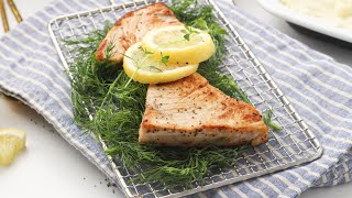 Pan Seared Swordfish Recipe [upl. by Coop]