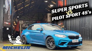 Michelin Pilot Sport 4s’s VS Michelin Super Sports BIG DIFFERENCE [upl. by Aerdnaz]