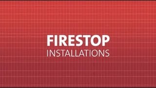 IFC UL Demonstration of Proper vs Improper Firestopping [upl. by Afatsom]