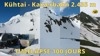 Kühtai ⏩ Timelapse 100 jours [upl. by Eirlav987]