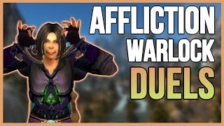 AFFLICTION WARLOCK PvP DUELS 1V1  WARMANE 335 WotLK Classic Feral druidWarriorRogue 2021 [upl. by Niu]