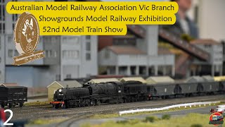 Melbourne Showgrounds Model Railway Exhibition 2024  Part 2  Australian Model Railway Association [upl. by Pippa928]