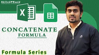 concatenate formula in excel  concatenate function  Formula Series3 [upl. by Acinomaj408]