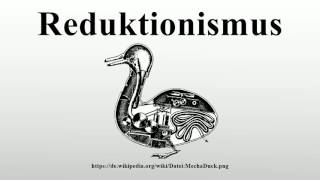 Reduktionismus [upl. by Flatto]