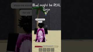 BLUD IS THE REAL GOJO 🟣 gojo roblox shorts strongestbattelgrounds [upl. by Bronder242]