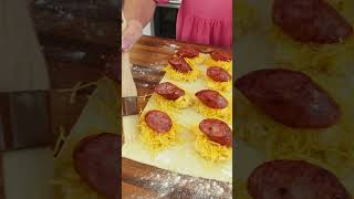 How to Make Sausage Egg and Cheese Breakfast Pastries shorts [upl. by Alaham]