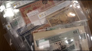 133 World Rare Banknote PMG  PCGS etc Grading Banknote Collection  Aug 7 2024 banknote pmg [upl. by Grunenwald]