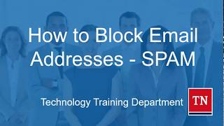 How to Block Email Addresses in Outlook [upl. by Gnehp182]