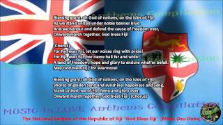 Fiji National Anthem “God Bless Fiji” with vocal and lyrics English [upl. by Naesad]