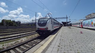 Invio da Milano e402bcarrozze Frecciabianca a Livorno Centrale PassioneSuRotaie [upl. by Corder67]