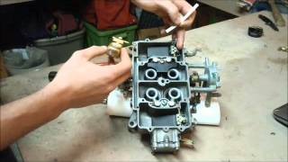 Autolite 4100 Full Carb Rebuild Step by Step PART 3 [upl. by Akimit587]