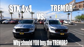 2021 Ford Ranger TREMOR vs a quotRegularquot 4x4 Ranger [upl. by Burack999]