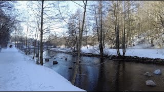 ❄️ Winter Walking Tour Oslo Norway ❄️ Akerselva River  Part 1 of 2  2023 [upl. by Celina469]