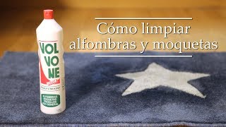 Cómo limpiar alfombras y moquetas y manchas  VOLVONE [upl. by Nahguav]