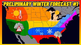 First Preliminary Winter Forecast 20232024  Early Predictions and Outlook [upl. by Caroline]