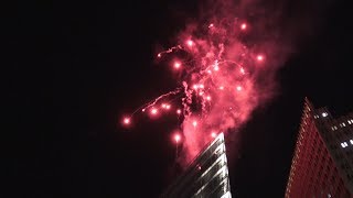 Lasershow  Feuerwerk Chinesisches Neujahr 122018 4K [upl. by Otrebla]