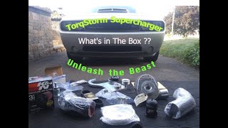 TorqStorm Supercharger Unboxing for the Dodge Hemi Challenger RT [upl. by Atiragram]