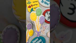 Truffula trees for a special birthday drseuss birthday customcookies edibleart theflourydoe [upl. by Llenwahs635]