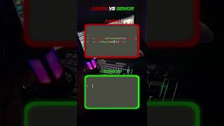Junior vs Senior The Evolution of HTML amp CSS Skills coding html webdevelopment programming [upl. by Aninat]