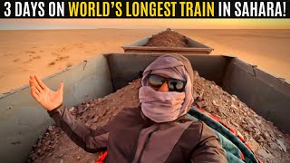 Almost DIED on the Worlds Worst Train in Sahara Desert 🇲🇷 [upl. by Reifnnej]