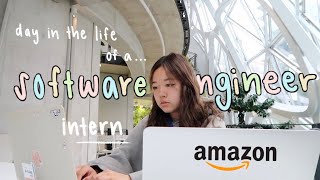 day in the life of a software engineer intern  Amazon  Seattle [upl. by Hpejsoj]