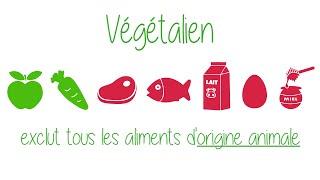 Végétarien végétalien vegan quelles différences [upl. by Mohandas]