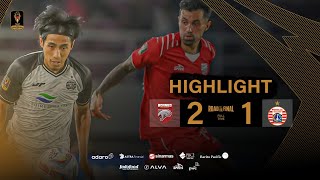 Highlight  Borneo FC Samarinda vs PERSIJA Jakarta  Semifinal 1 Piala Presiden 2024 [upl. by Orlan]