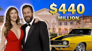 Adam Sandlers Lifestyle ★ 2023 Income Net Worth Car Collection and Mansion [upl. by Nyrb]