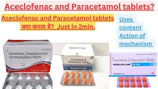 Aceclofenac Paracetamol ip 1000 mg Tablets Uses  Aldigesix SP tablets [upl. by Boris333]