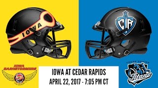 Week 10  Iowa Barnstormers at Cedar Rapids Titans [upl. by Weylin]