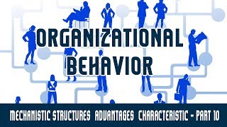 Organizational Structure  Mechanistic Structures  Advantages  Characteristic  Part 10 [upl. by Cupo618]