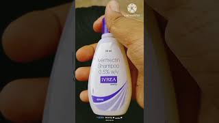 IVREA Shampoo  Best shampoo for head lice ivreashortshaircareshortsyoutube ivermectinshampoo [upl. by Elyac580]