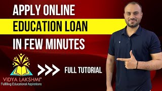 vidya lakshmi portal education loan online apply  education loan kaise milta hai 2023 [upl. by Emelun]