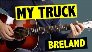 My Truck  Breland  Easy Guitar Tutorial TABS [upl. by Dorwin794]